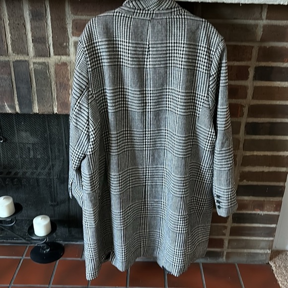 Womens Plus Size Maurice’s PeaCoat, 1X, Houndstooth - Picture 5 of 9